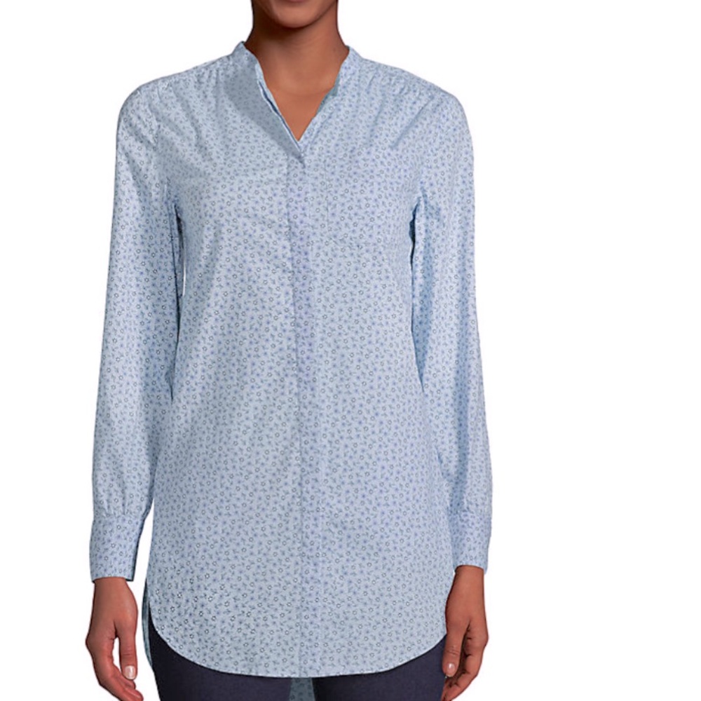 Cotton Shirt Button Up Shirt Land’s End NWT